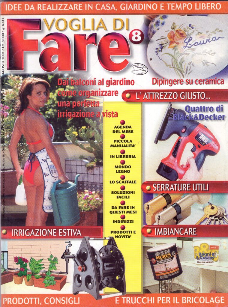 Copertina e intervista su "Voglia di fare"