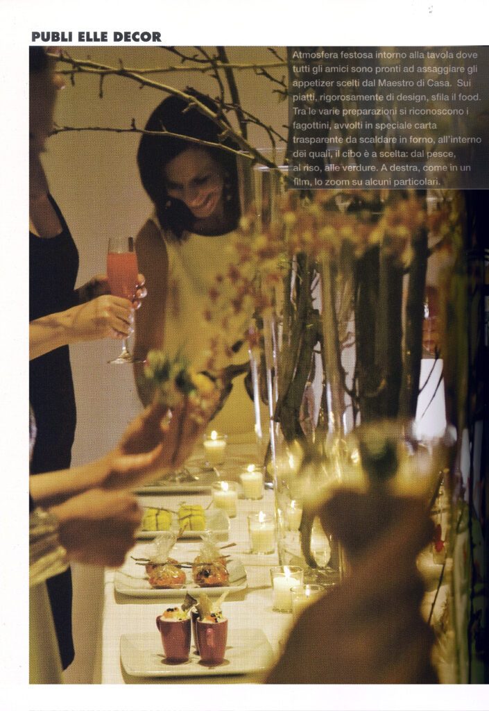 Fotomodella per Elle Decor